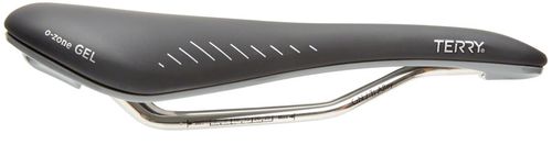 Terry Raven Ti Gel Saddle - Titanium, Black