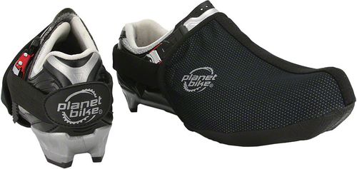 Planet Bike Dasher Toe Shoe Cover: Black, SM