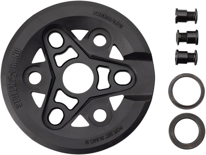 Stolen-Sumo-III-Sprocket---25t-60mm-Thickness-Aluminum-With-Thermalite-Guard-Black-CR9034-5