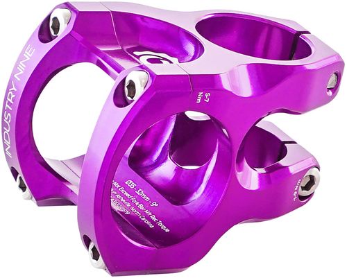 Industry Nine A35 Stem - 32mm, 35 Clamp, +/-9, 1 1/8", Aluminum, Purple