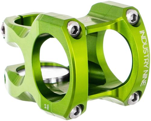 Industry Nine A35 Stem - 40mm, 35 Clamp, +/-8, 1 1/8", Aluminum, Lime