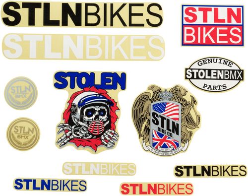 Stolen Sticker Pack: 12-piece, Assorted