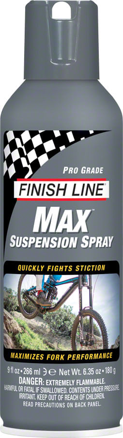 Finish Line Max Suspension Spray Lubricant, 9oz Aerosol