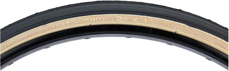 Kenda-Street-K40-Tire---26-x-1-3-8-Clincher-Wire-Black-Tan-30tpi-TR5112-5