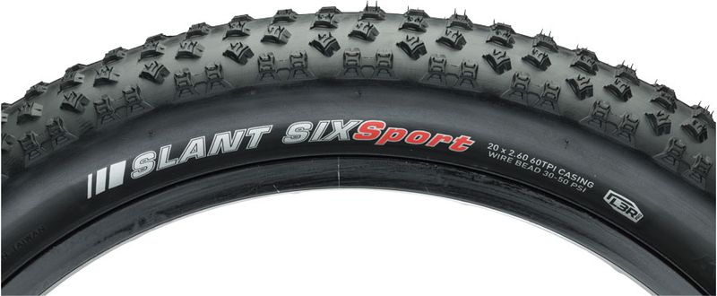 Kenda-Slant-6-Tire---20-x-26-Clincher-Wire-Black-TR5561-5