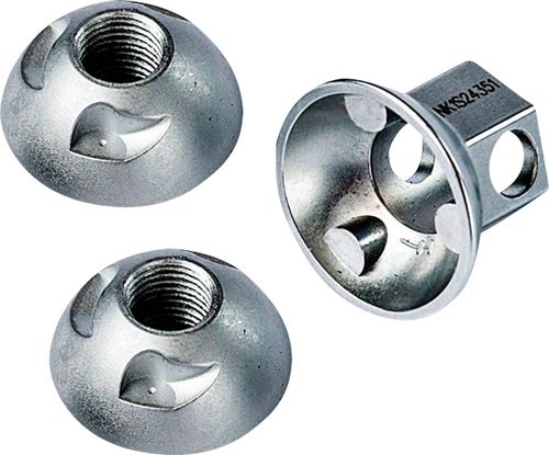 Pinhead M10 Solid Axle Locking Nuts