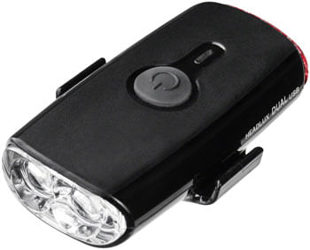 Topeak HeadLux Dual Headlight/Taillight, USB, Black