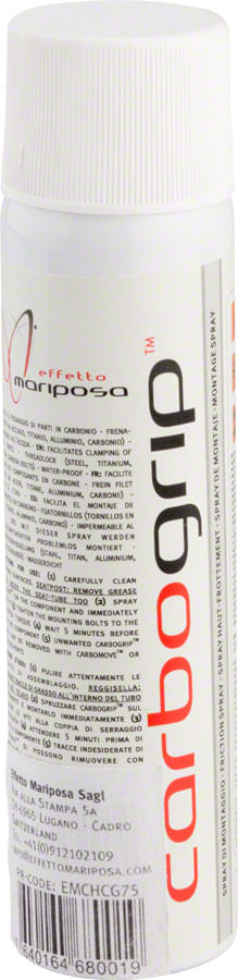Effetto Mariposa Carbogrip Carbon Component-Assembly Compound 75ml, Aerosol