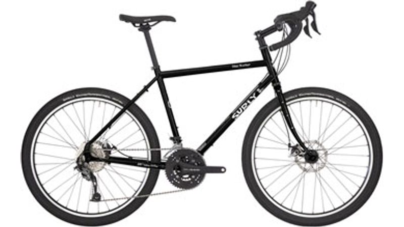 Surly Disc Trucker Bike 700c Steel Hi Viz Black 64cm