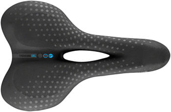 Selle-San-Marco-Trekking-Open-Fit-Gel-Saddle---Steel-Black-Men-s-Small-SA3469