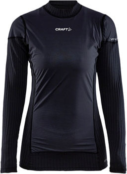 Craft Active Extreme X Wind Base Layer - Black/Granite, Women's, Medium