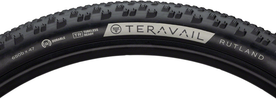 買い保障できる - Tire Rutland Teravail 650b Black Folding, Tubeless, 47, x パーツ