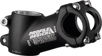 Profile-Design-Aris-Stem---90mm-26-Clamp----25-1-1-8--Aluminum-Black-SM6309