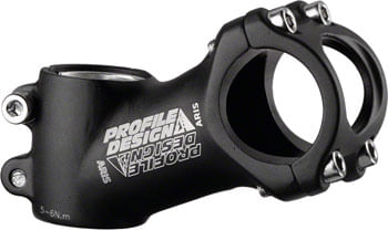 Profile-Design-Aris-Stem---80mm-31-8-Clamp----25-1-1-8--Aluminum-Black-SM6341