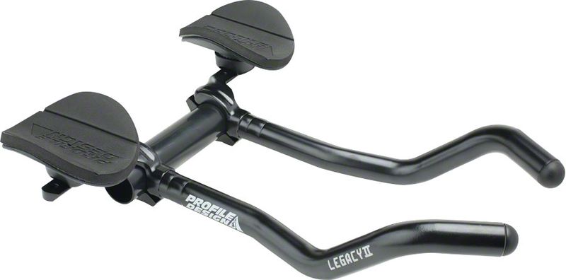Profile-Design-Legacy-II-Aluminum-Aerobar--with-ZB-Bracket-and-Venturi-Armrest-Matte-Black-HB2498-5