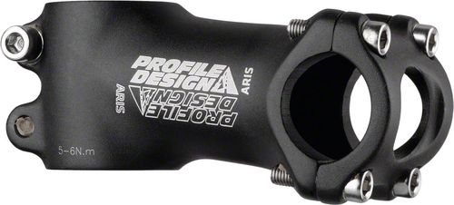 Profile Design Aris Stem - 80mm, 26 Clamp, +/-7, 1 1/8", Aluminum, Black