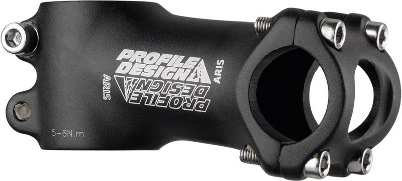 Profile-Design-Aris-Stem---60-mm-318-Clamp----7-1-1-8--Aluminum-Black-SM6392-5
