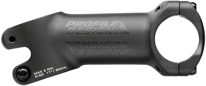 Profile-Design-1-Seventeen-Stem---90-mm-318-Clamp----17-1-1-8--Alloy-Black-SM6386-5
