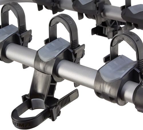 Yakima RidgeBack Hitch Bike Rack - 4-Bike, 1-1/4", 2" Receiver, Silver