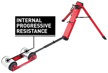Feedback-Sports-Omnium-Over-Drive-Rear-Wheel-Trainer---Fork-Mount-Progressive-Resistance-Red-WT1496