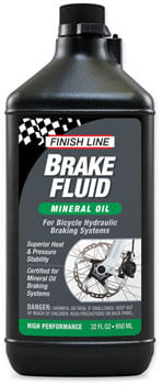Finish Line Mineral Oil Brake Fluid, 32oz Bottle