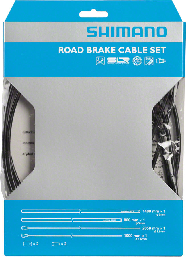 Shimano-Road-PTFE-Brake-Cable-and-Housing-Set-Black-CA1096-5