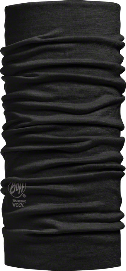 Buff Lightweight Merino Wool Multifunctional Headwear - Black, One Size