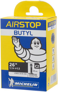 Michelin AirStop Tube - 26 x 1 - 1.5, Schrader Valve