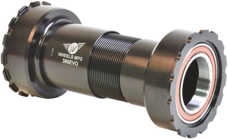 Wheels-Manufacturing-386-EVO-Bottom-Bracket-with-Angular-Contact-Bearings-for-24mm--Shimano--Spindles-CR0647-5