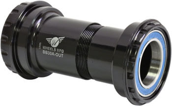 Wheels-Manufacturing-BB30A-Frame-to-Hollowtech-II-Spindle-Outboard-Thread-Together-Bottom-Bracket-Black-CR2209