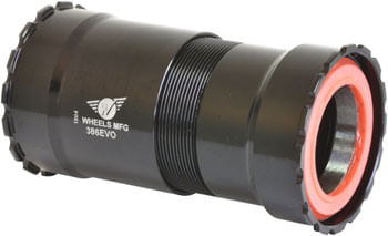 Wheels-Manufacturing-386EVO-Thread-Together-Bottom-Bracket---DUB-Spindle-ABEC-3-Bearing-Black-CR2750