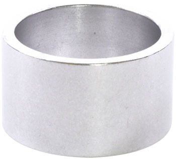 Wheels Manufacturing Aluminum Headset Spacer - 1-1/8", 20mm, Silver, 1-each