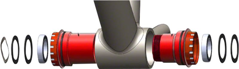 Wheels-Manufacturing-BB30-to-Shimano-Bottom-Bracket-with-Angular-Contact-Bearings-Black-Cups-CR2114-5