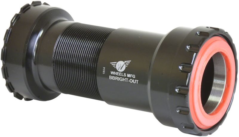 Wheels-Manufacturing-PressFit-BBRight-Thread-Together-Bottom-Bracket---DUB-Spindle-ABEC-3-Bearing-Black-CR2753-5