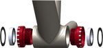 Wheels-Manufacturing-BSA-Bottom-Bracket---SRAM-MTB-Angular-Contact-Bearings-Black-Cups-CR2110-5