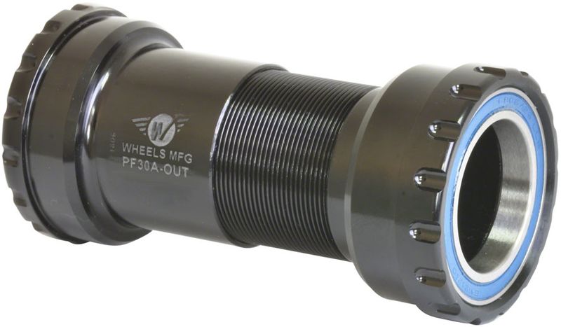 Wheels-Manufacturing-PF30A-Thread-Together-Bottom-Bracket---DUB-Spindle-ABEC-3-Bearing-Black-CR2754-5