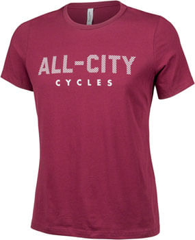 All-City Logowear Men's T-shirt - Maroon, Gray, Large