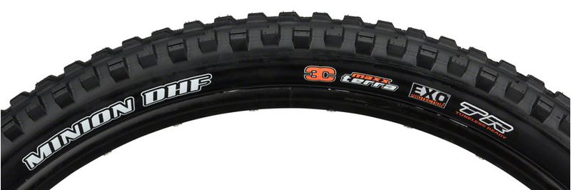 Maxxis-Minion-DHF-Tire---275-x-26-Tubeless-Folding-Black-3C-Maxx-Terra-EXO--TR6437-5