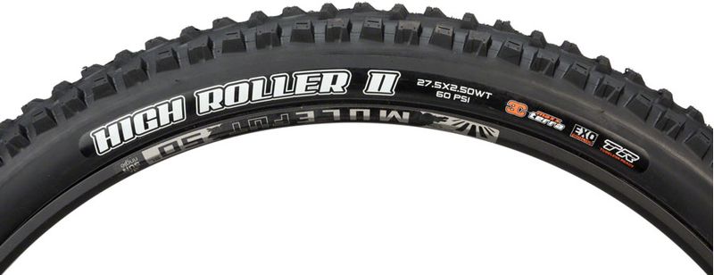 Maxxis-High-Roller-II-Tire---275-x-25-Tubeless-Folding-Black-3C-Maxx-Terra-EXO-Wide-Trail-TR1466-5