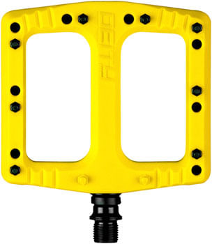 DEITY Deftrap Pedal - Platform, Composite, 9/16", Yellow
