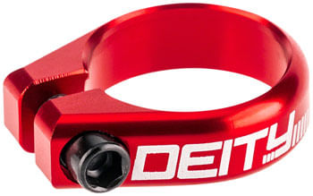 Deity Components Circuit Seatpost Clamp - 36.4mm, Red