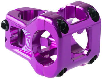 Deity Components Cavity Stem - 35mm, 31.8 Clamp, +/-0, 1 1/8", Purple