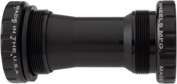 Wheels-Manufacturing-BSA-Bottom-Bracket---Shimano-Road-ABEC-3-Bearings-Black-Cups-CR1227