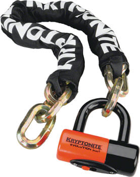 Kryptonite New York Chain 1210 and Evolution Disc Lock: 3.25' (100cm)