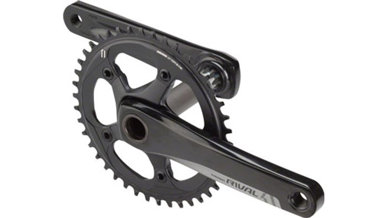 SRAM Rival 1 Crankset 172.5mm 10 11 Speed 42t 110 BCD GXP Spindle Interface Black