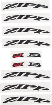 Zipp-Decal-Set--202-Matte-Black-Logo-Complete-for-One-Wheel-MA9700