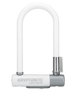 Kryptonite-Krypto-Series-2-Mini-7-U-Lock---3-25-x-7--Keyed-White-Includes-bracket-LK1060