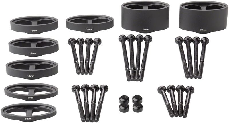 Zipp-Vuka-Aero-C1-Riser-Kit--2-x-5-mm-4-x-10mm-2-x-30-mm--with-bolts-HB2410-5