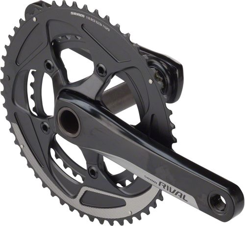 SRAM Rival 22 Crankset - 172.5mm, 11-Speed, 52/36t, 110 BCD, GXP Spindle Interface, Black