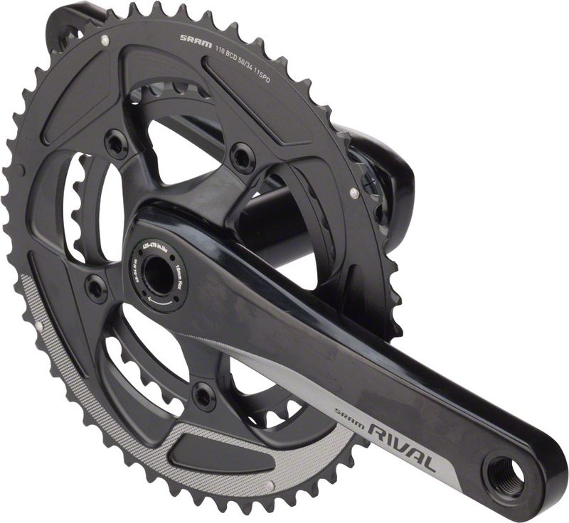 SRAM-Rival-22-Crankset---175mm-11-Speed-50-34t-110-BCD-BB30-PF30-Spindle-Interface-Black-CK4946-5